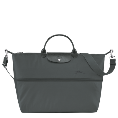 Le Pliage Green Travel bag expandable, Graphite