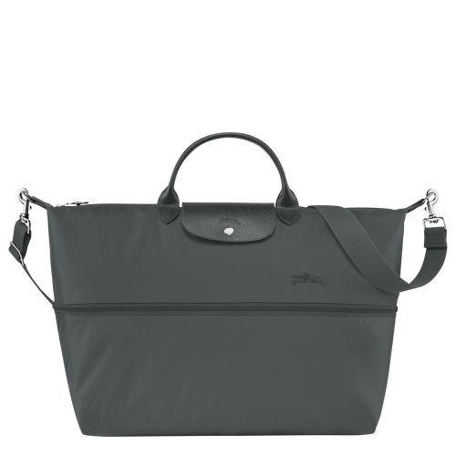 Le Pliage Green Travel bag expandable , Graphite - Recycled canvas - View 5 of 7