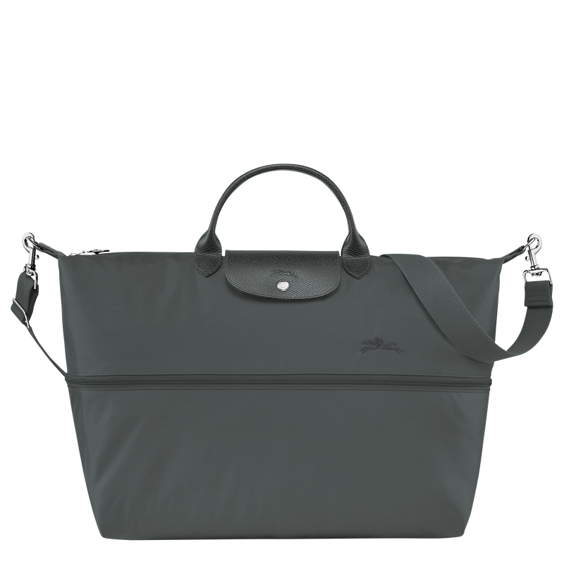 Le Pliage Green Travel bag expandable , Graphite - Recycled canvas  - View 5 of 7