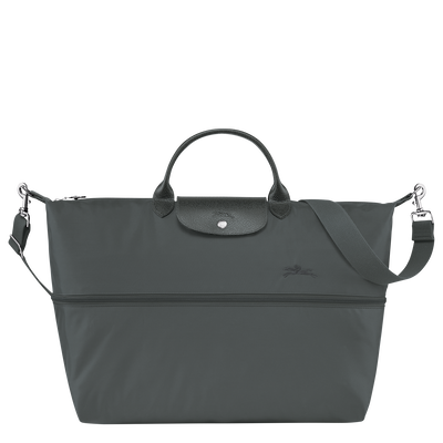 Le Pliage Green Travel bag expandable, Graphite