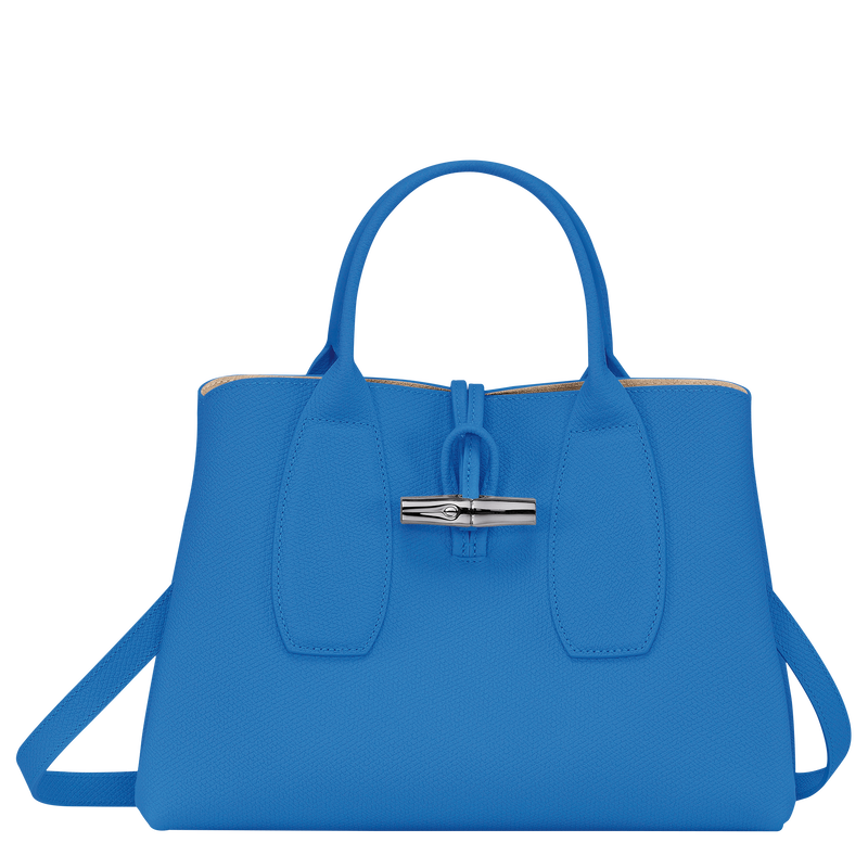 Roseau M Handbag Cobalt - Leather (10058HPN487)