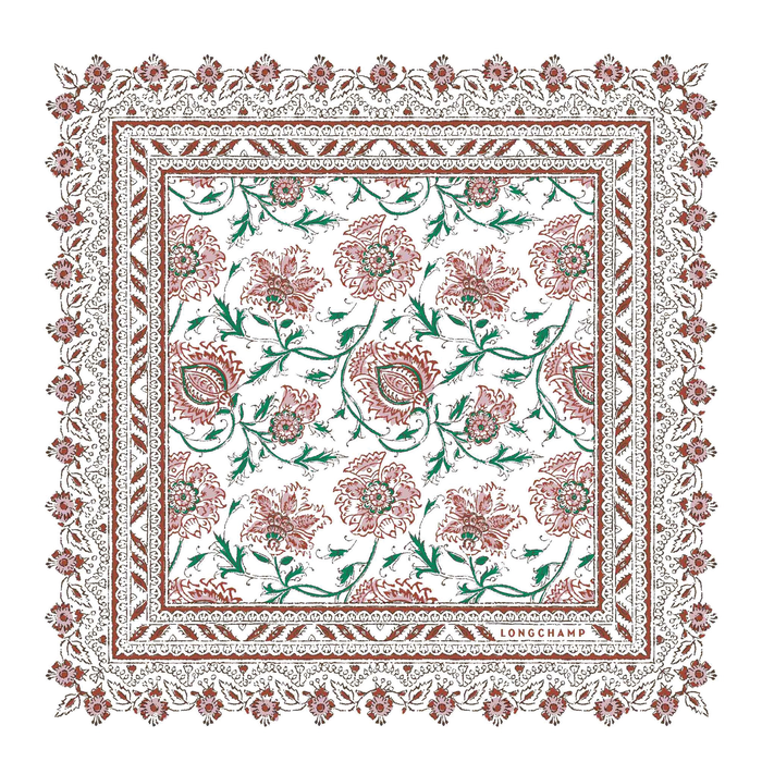 Spring/Summer Collection 2022 Silk scarf, Pink