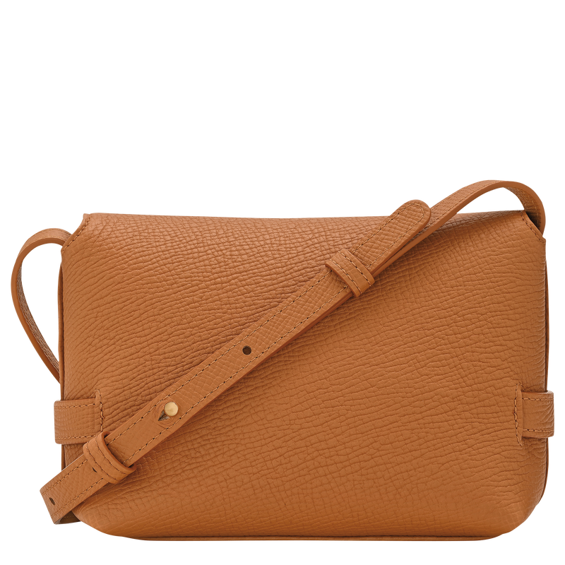 Sac bandouli&egrave;re S Le Smart , Cuir - Caramel  - Vue 4 de 7