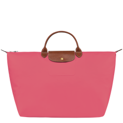 THE BAG REVIEW: LONGCHAMP LE PLIAGE POUCH WITH HANDLE IN GRENADINE & ROSE  PINK (SPRING 2023 COLORS) 