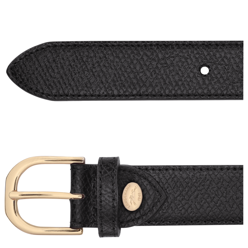 Le Pliage Original Ladies' belt , Black - Leather  - View 3 of  3