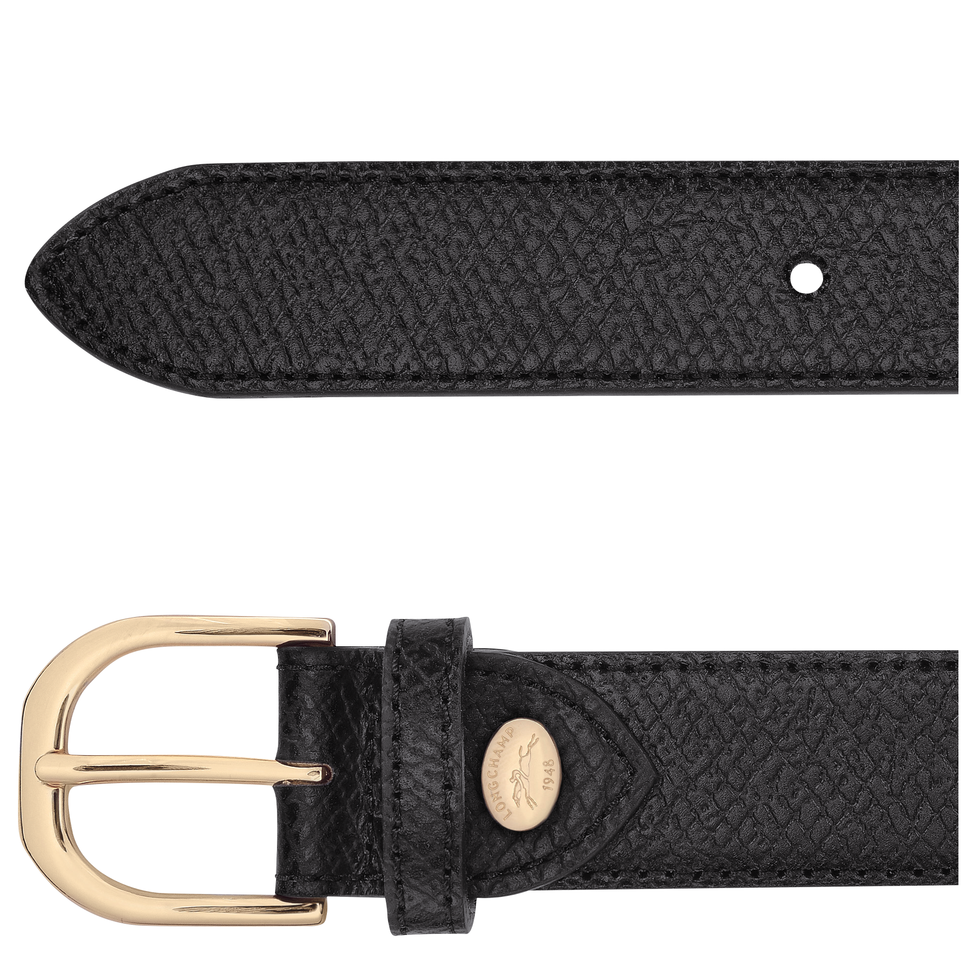 Ladies' belt, Black - View 3 of
3 - zoom in Le Pliage Original Ladies' belt, Black
