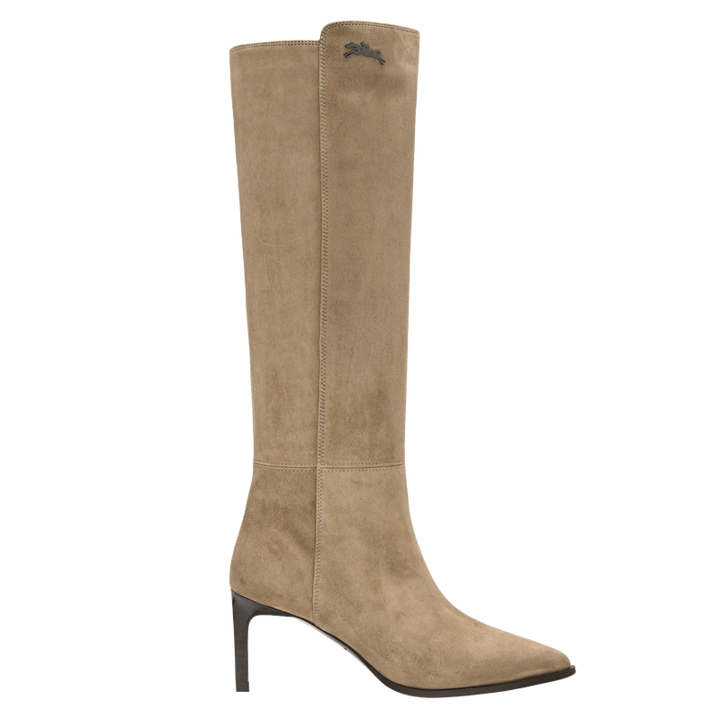 Elan Botas de tac&oacute;n , Cuero - Beige  - Vista 1 de 3