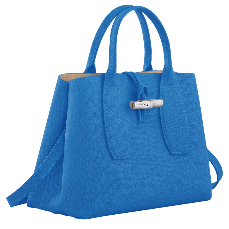 Roseau M Handbag Cobalt - Leather (10058HPN487)