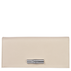 Le Roseau Flap wallet , Paper - Leather