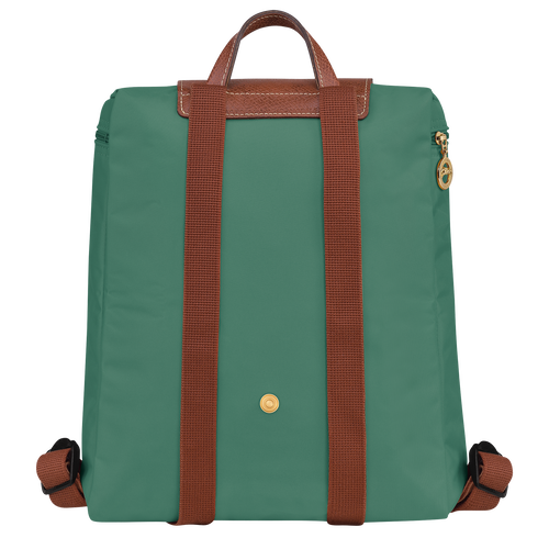 Rucksack M Le Pliage Original , Recyceltes Canvas - Salbei - Ansicht 4 von 5