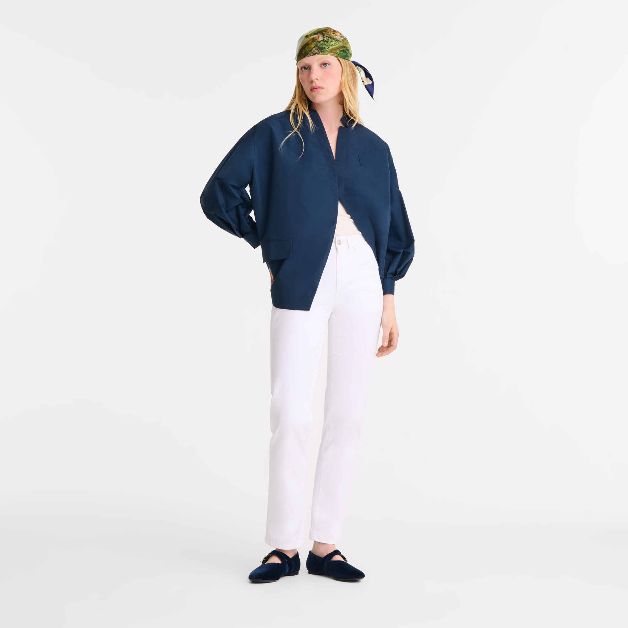 null Trousers, White