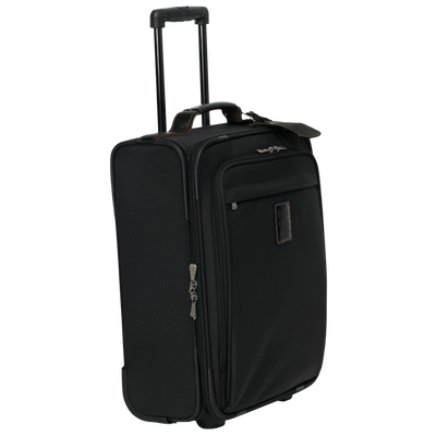 Boxford S Suitcase Black - Recycled canvas | Longchamp US