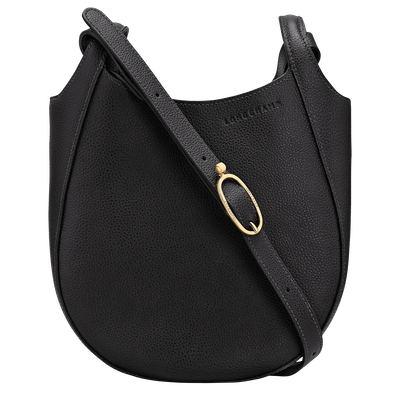 Le Foulonné Crossbodytas S , Zwart - Leder