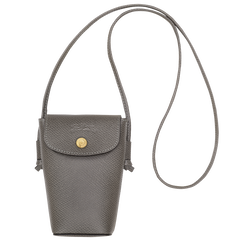 &Eacute;pure Phone case with leather lace , Turtledove - Leather