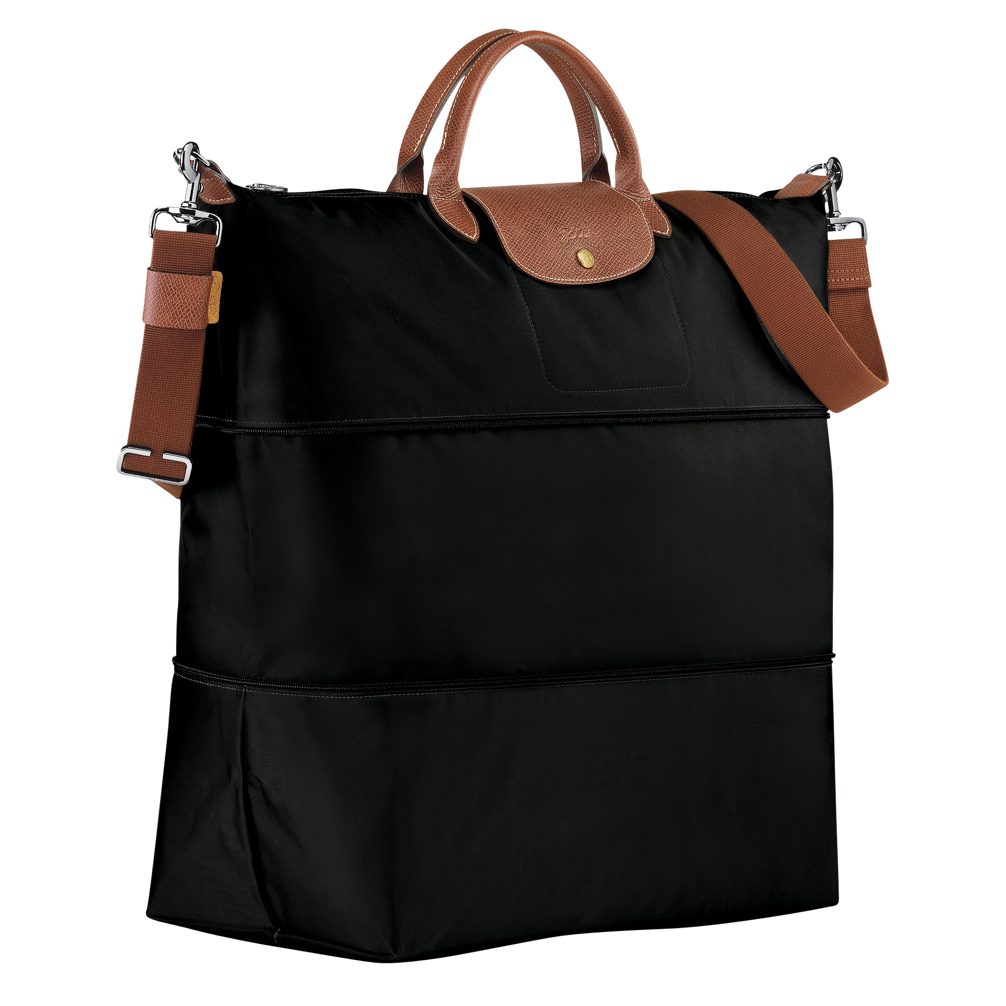 Le Pliage Original Travel bag expandable, Black