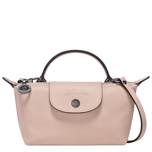 Le Pliage Xtra XS Pouch , Nude - Leather - View 1 of  6