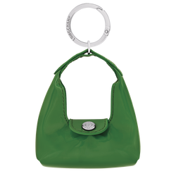 Le Pliage Xtra Key ring , Matcha - Leather