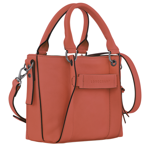 Handtasche S Longchamp 3D , Leder - Ockerbraun - Ansicht 3 von 5