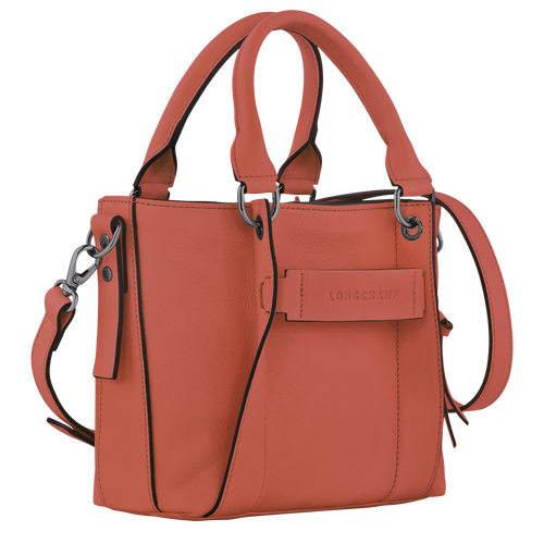 Longchamp 3D S Handbag , Sienna - Leather - View 3 of  5