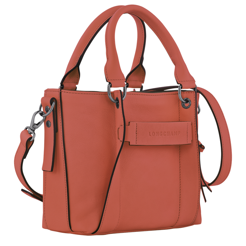 Handtasche S Longchamp 3D , Leder - Ockerbraun  - Ansicht 3 von 5