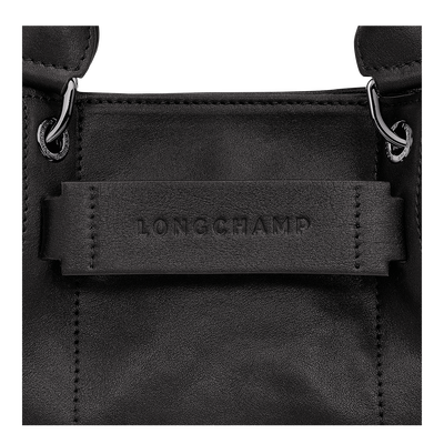 Longchamp 3D Bolso con asa superior  XS, Negro