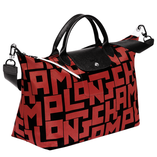 Handtasche, C09 Schwarz/Ziegelrot Handtasche, C09 Schwarz/Ziegelrot, hi-res