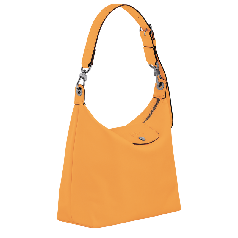 Le Pliage Xtra M Hobo bag , Apricot - Leather  - View 3 of 5