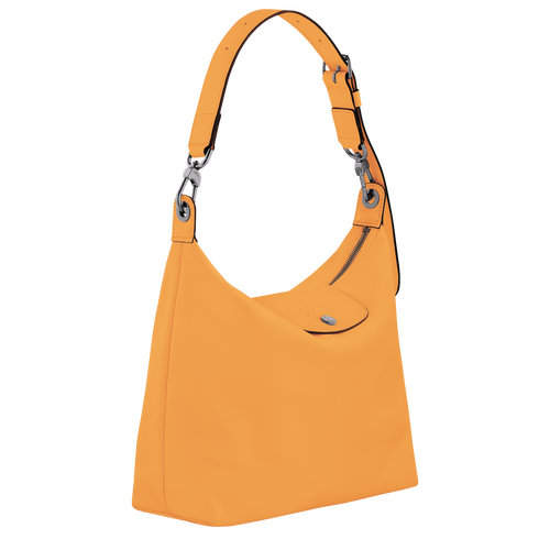 Le Pliage Xtra M Hobo bag , Apricot - Leather - View 3 of 5