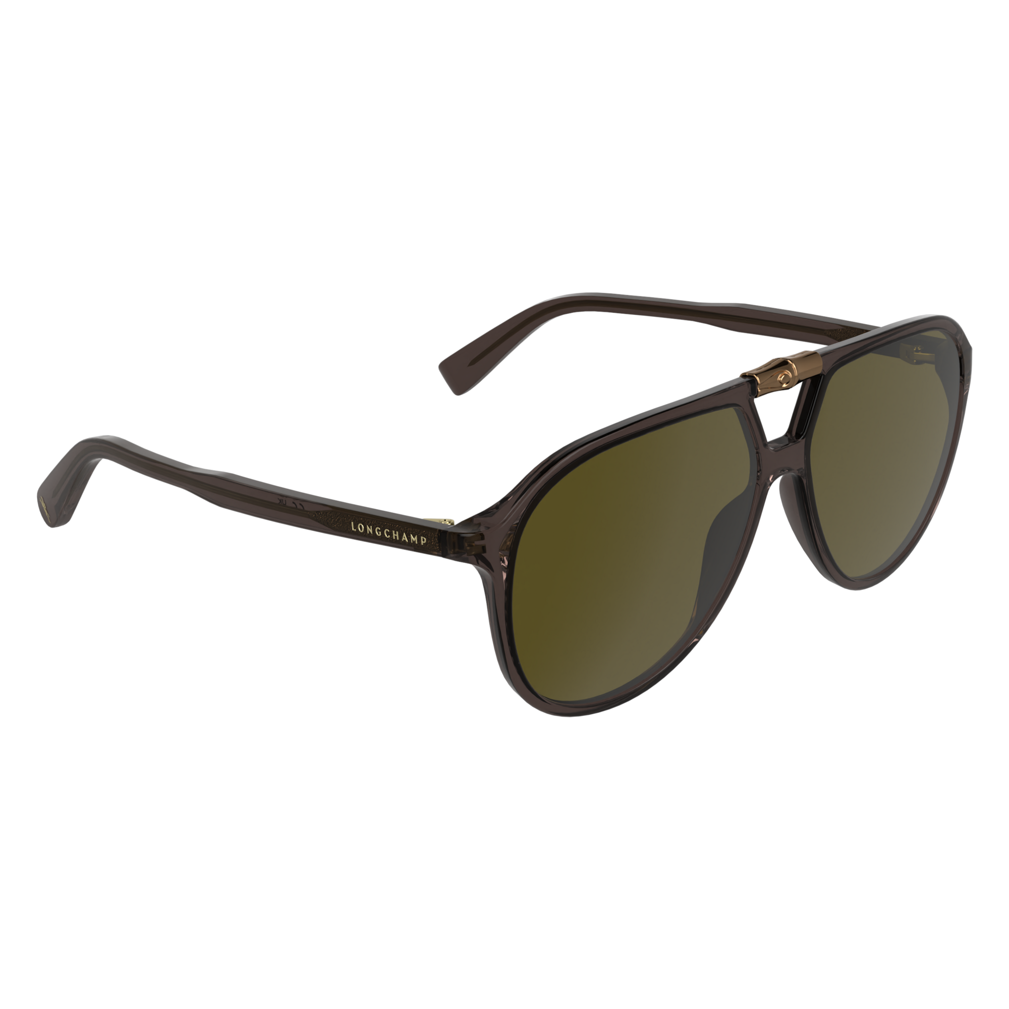 null Lunettes de soleil, Marron