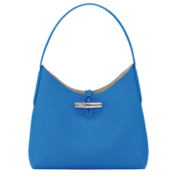 Roseau M Hobo bag , Cobalt - Leather