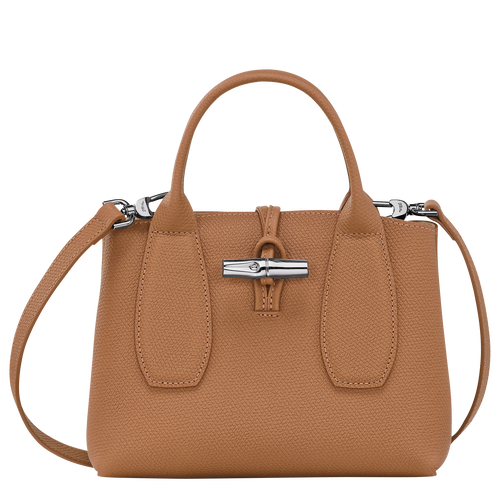 Longchamp Small Roseau Top Handle Bag - Brown
