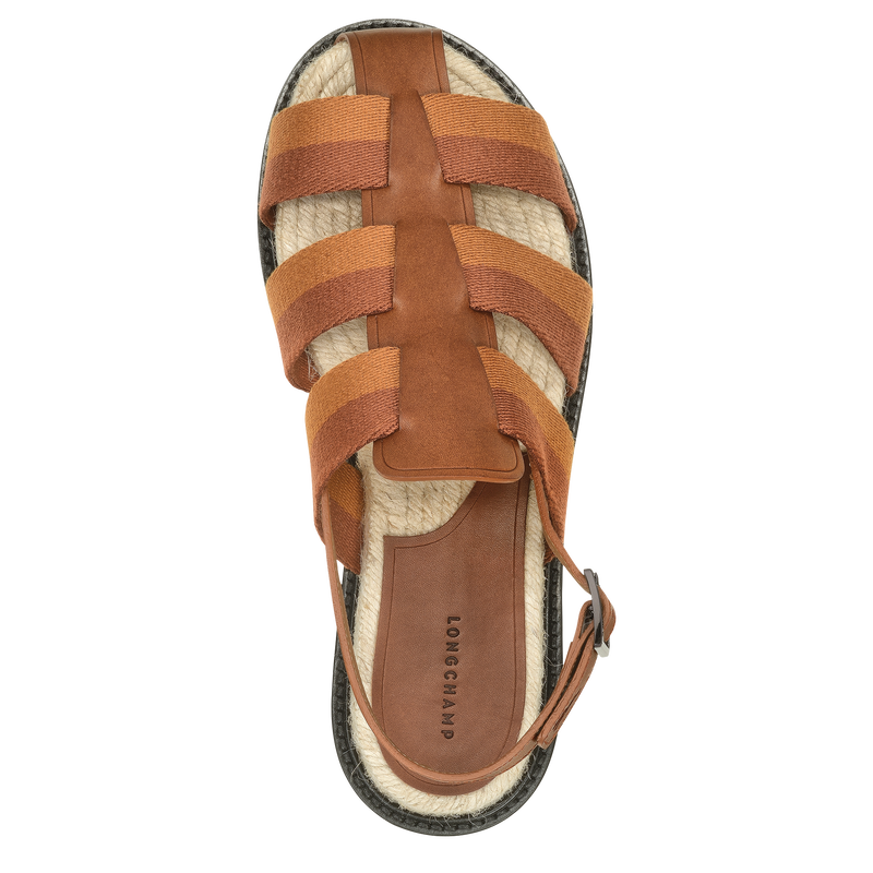 Shadow Sandals , Cognac - Leather  - View 3 of 4