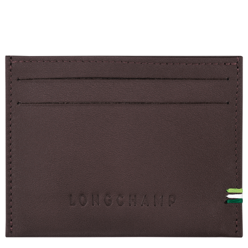 Longchamp Card Holder  Sur Seine In Mocha