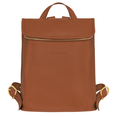 Le Foulonné Backpack , Caramel - Leather