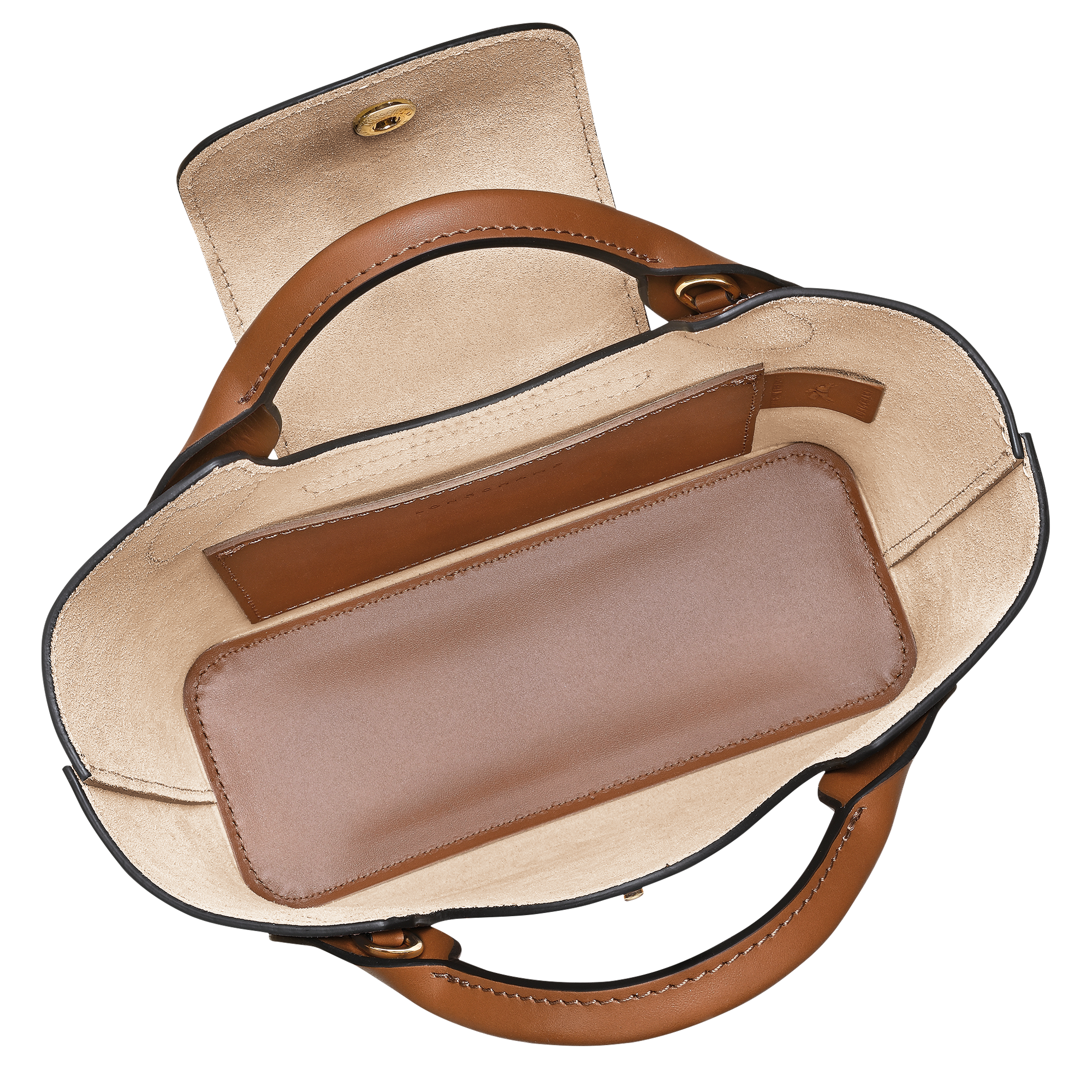 Tote bag XS, Cognac - View 5 of
6 - zoom in Épure Tote bag XS, Cognac