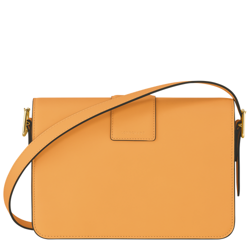 Box-Trot M Crossbody bag , Apricot - Leather - View 4 of  6