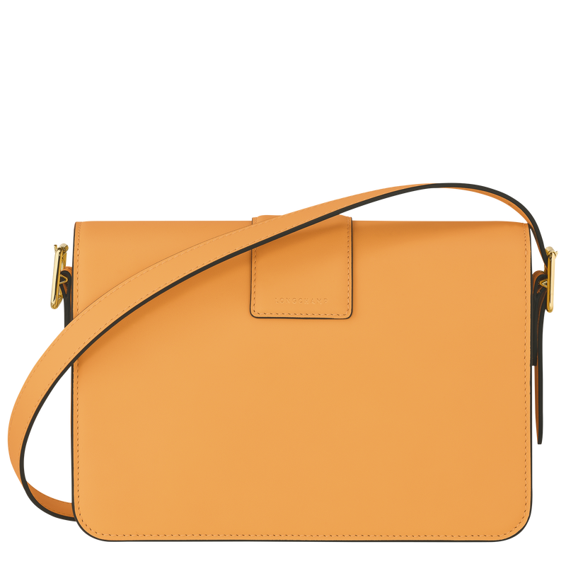 Box-Trot M Crossbody bag , Apricot - Leather  - View 4 of  6