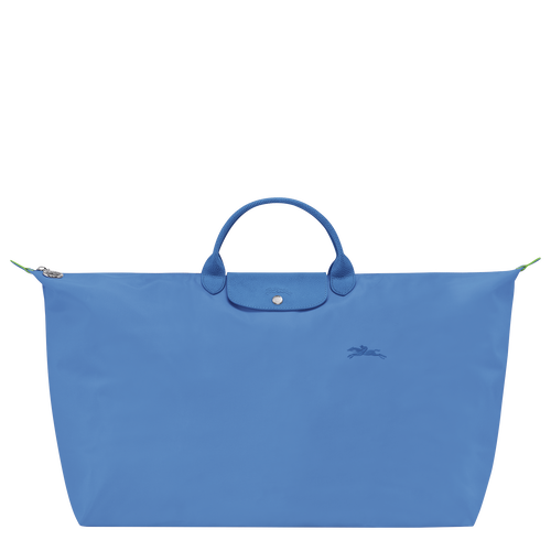 Le Pliage Green M Travel bag , Cornflower - Recycled canvas - View 1 of  6