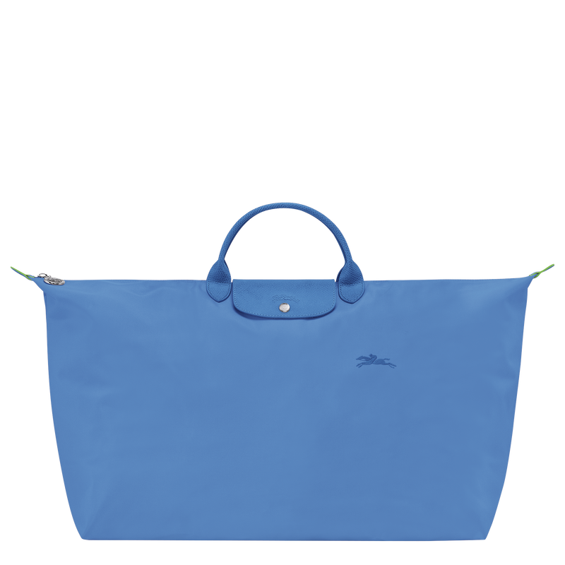 Le Pliage Green M Travel bag , Cornflower - Recycled canvas  - View 1 of  6