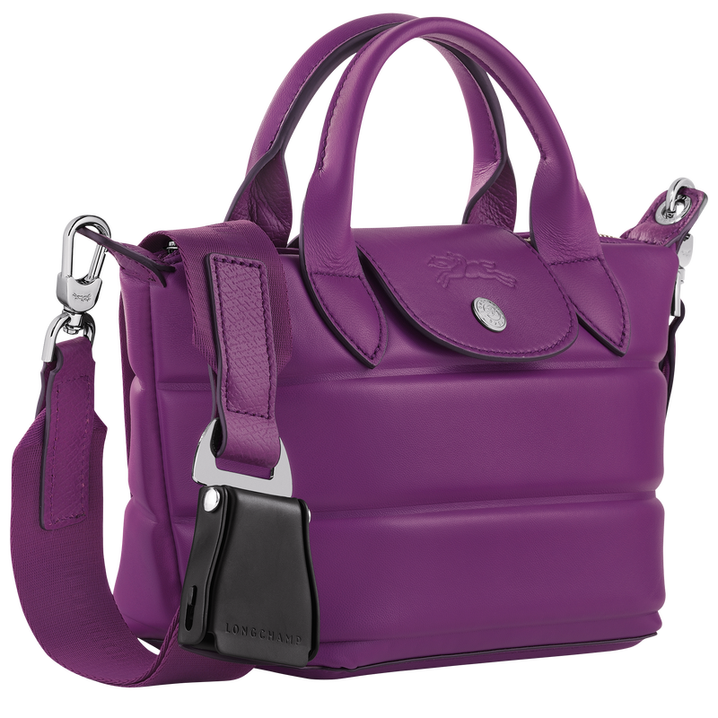 Le Pliage Xtra 系列 手提包 XS , 紫色 - 皮革  - 查看 3 6
