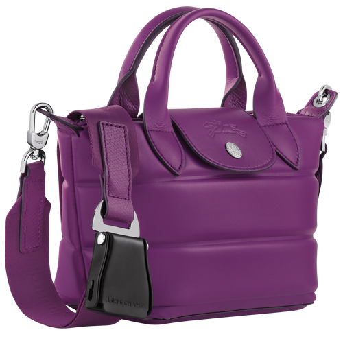 Le Pliage Xtra 系列 手提包 XS , 紫色 - 皮革 - 查看 3 6