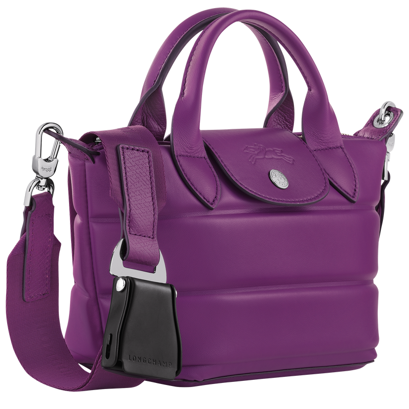 Le Pliage Xtra 系列 手提包 XS , 紫色 - 皮革  - 查看 3 6