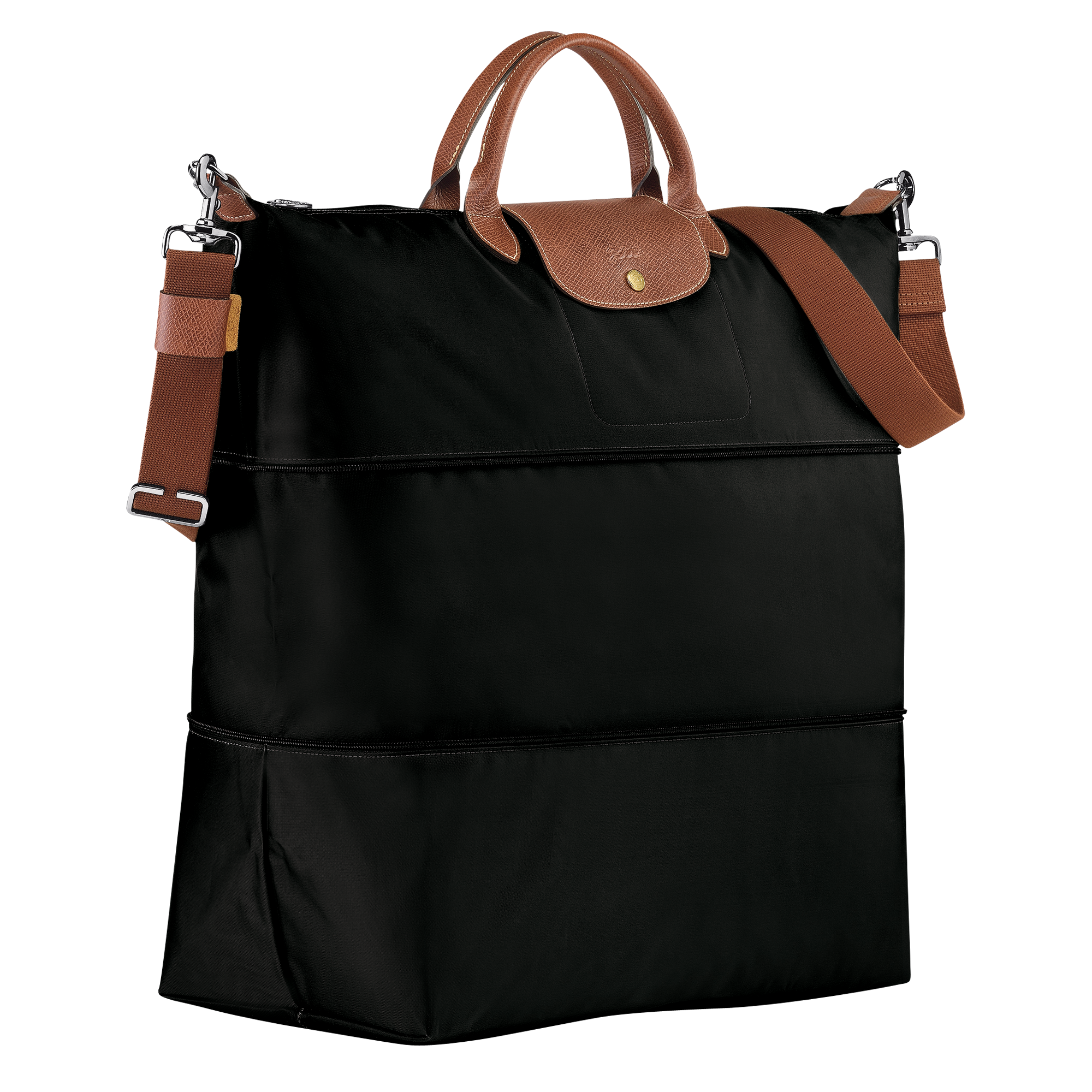 Travel bag expandable Le Pliage Black 