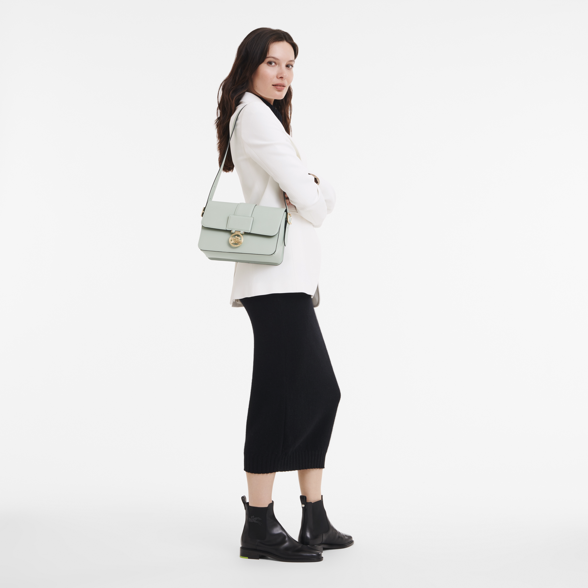 Marni Gray Mini Trunk Shoulder Bag