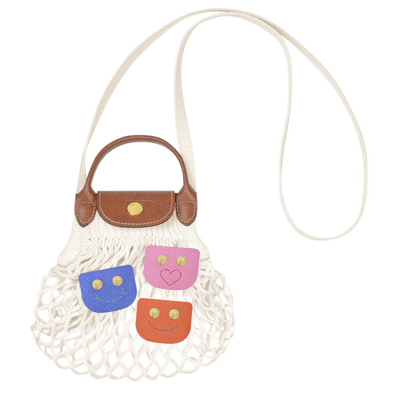 Le Pliage Filet XS Mesh bag , Ecru - Canvas  - View 6 of  6