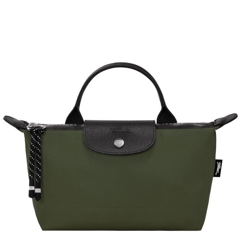 Le Pliage Energy Pouch , Khaki - Recycled canvas  - View 1 of  6