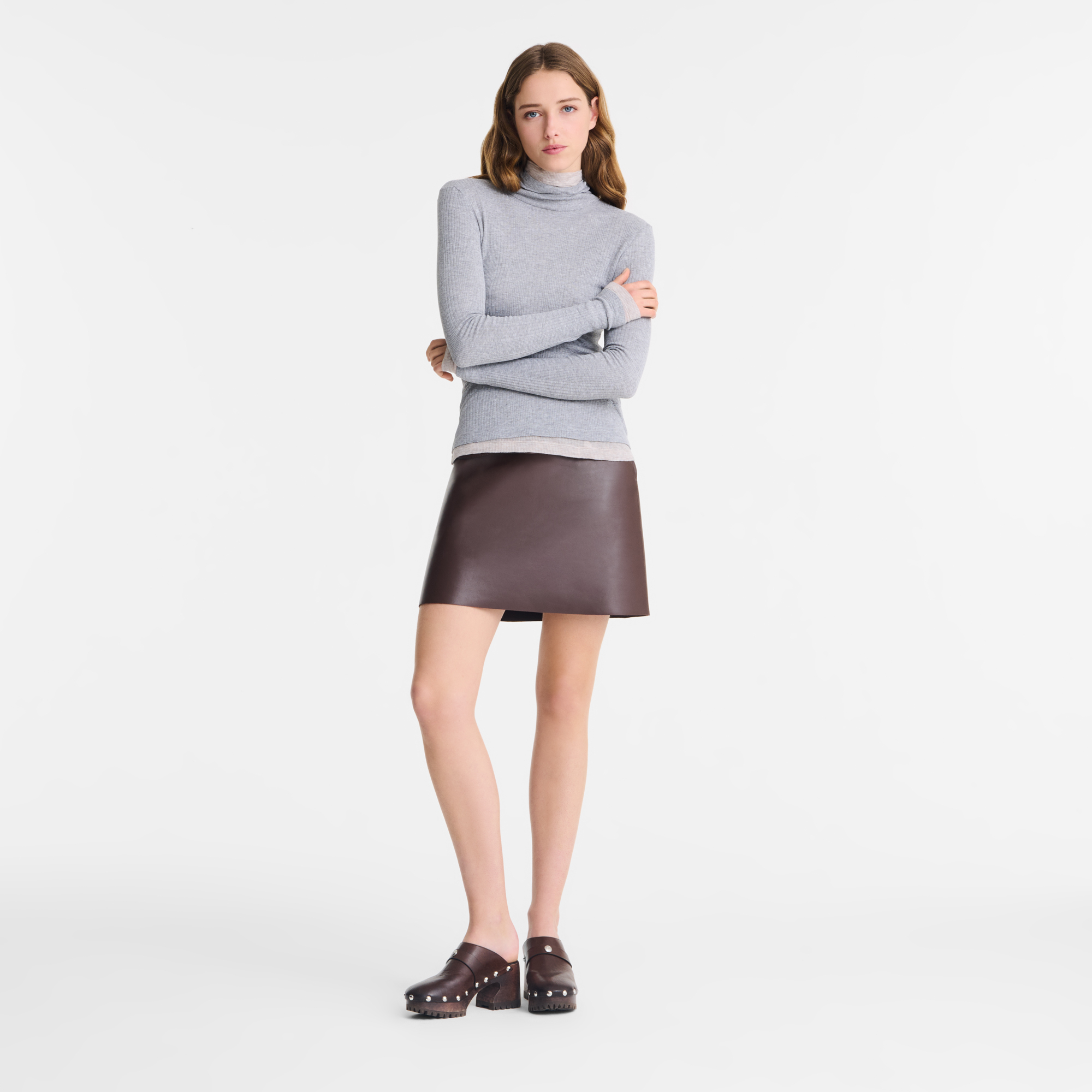 Thin turtleneck sweater, Grey - View 2 of
5 - zoom in null Thin turtleneck sweater, Grey