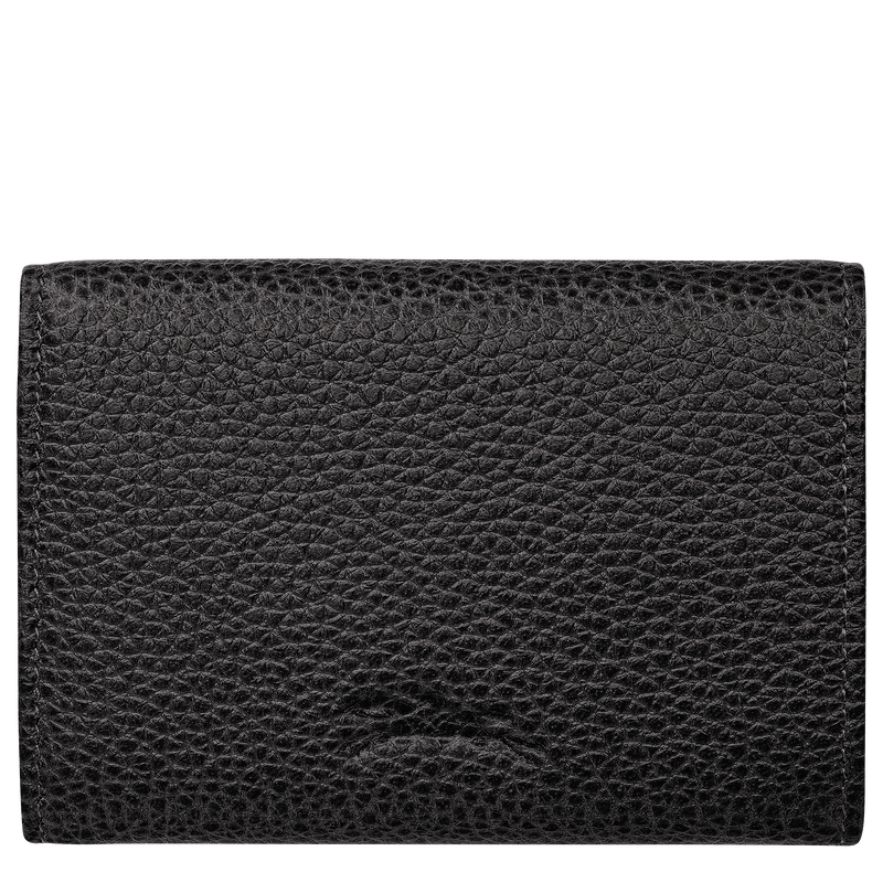 Le Foulonné Compact wallet , Black - Leather  - View 2 of  3
