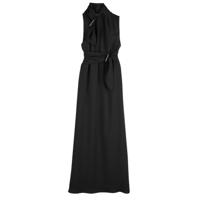 Dress , Black - Gabardine