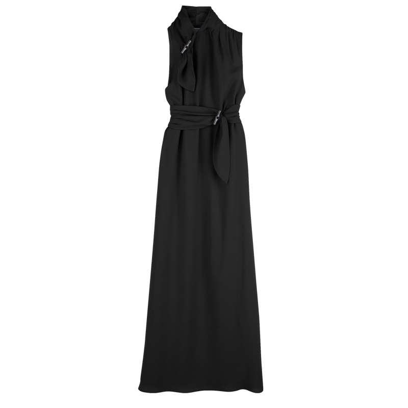 Vestido , Gabardina - Negro  - Vista 1 de 5